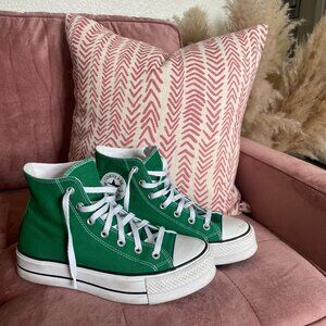 Green Platform High-top Converse